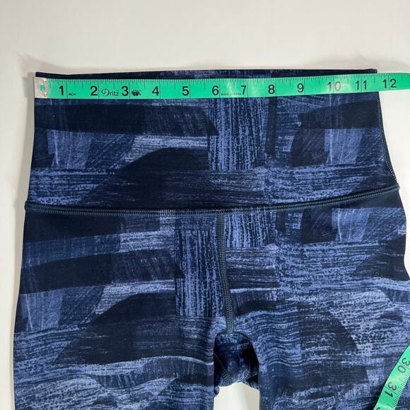 Lululemon Wunder Under Leggings 28in Sz 4  Transition Multi Midnight Navy‎ Blue - Picture 9 of 14